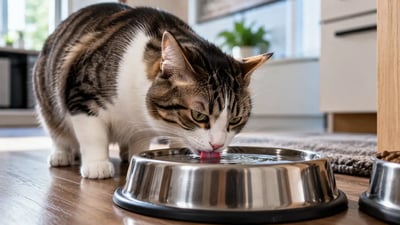 Mi gato toma mucha agua: ¿es normal o está enfermo?