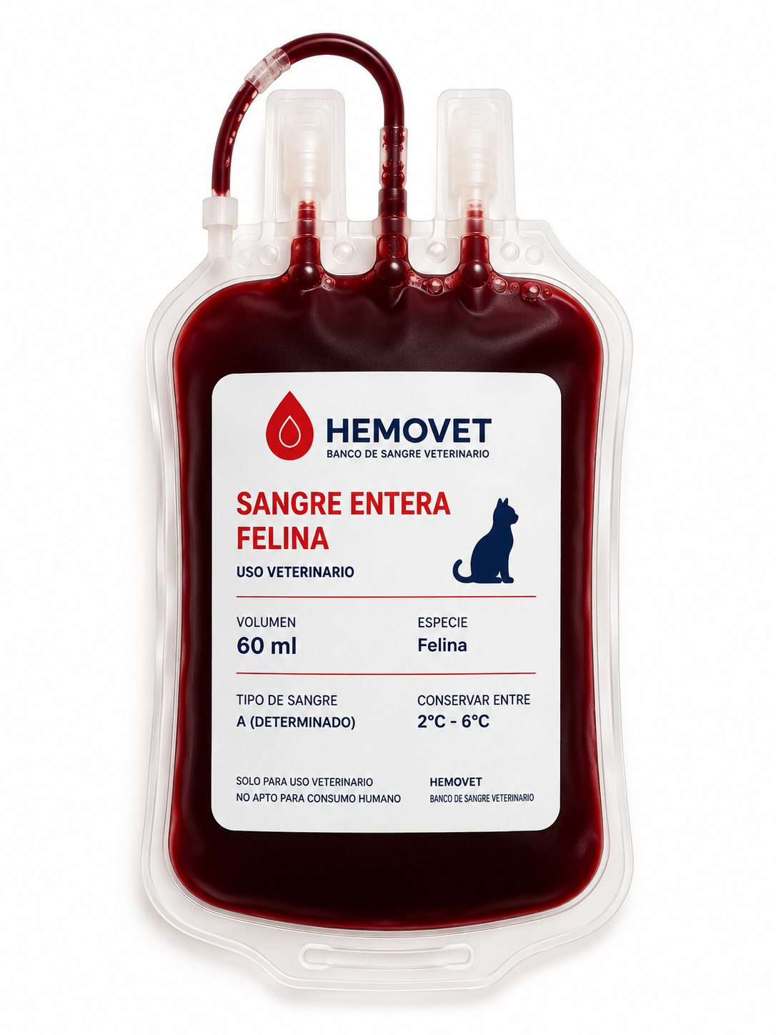 Bolsa de sangre para gato - Hemovet